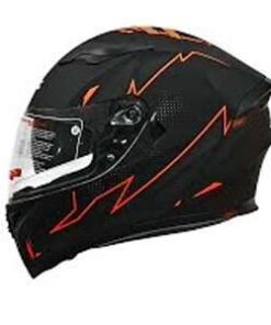 Jiekai Helmet JK-316 (XL) Matt Black/New Orange